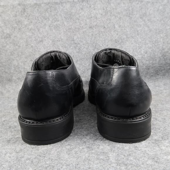 Nunn Bush Shoes Mens 9 Derby Oxford Dress Cap Toe Black Leather Classic Formal main image 4